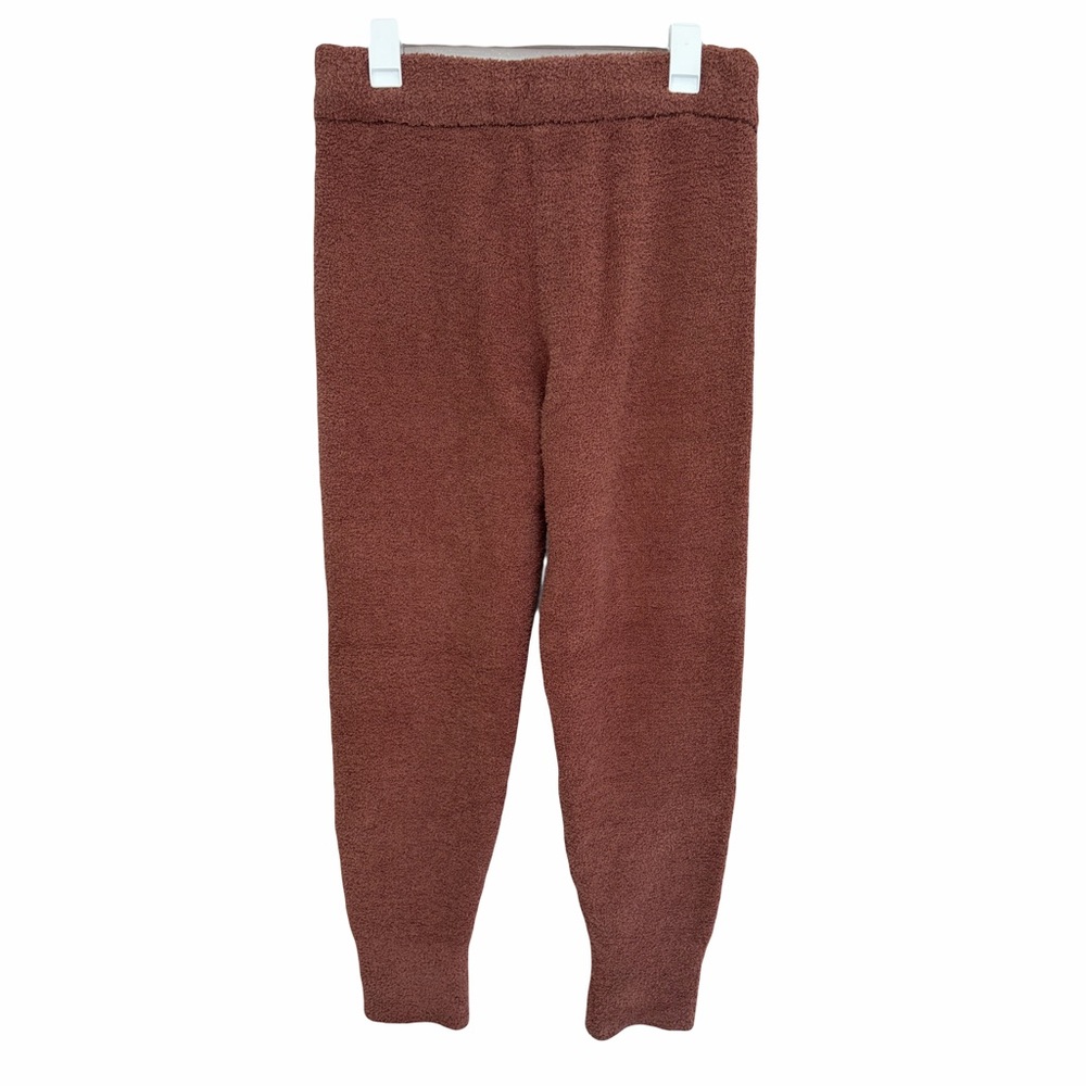 Daily Practice Anthropologie Cozy Knitted Loungewear Pull On Pants Rich Brown M - Picture 10 of 10